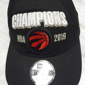 New Toronto Raptors New Era 2019 NBA Champions 9FIFTY Snapback Hat - Black